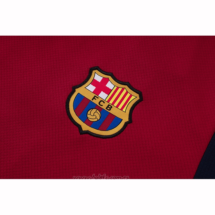 Chandal del Barcelona Manga Corta 2026-2027 Rojo - Pantalon Corto